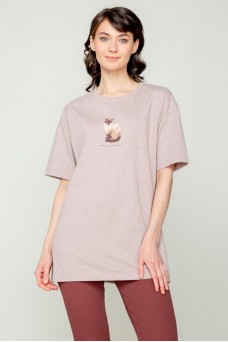 Е 30032/кофейный меланж фуфайка