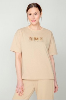 Е 30035/миндальный фуфайка
