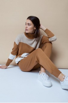 ЕВ 414/1/мокко брюки