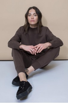 ЕВТ 3067/коричневый джемпер